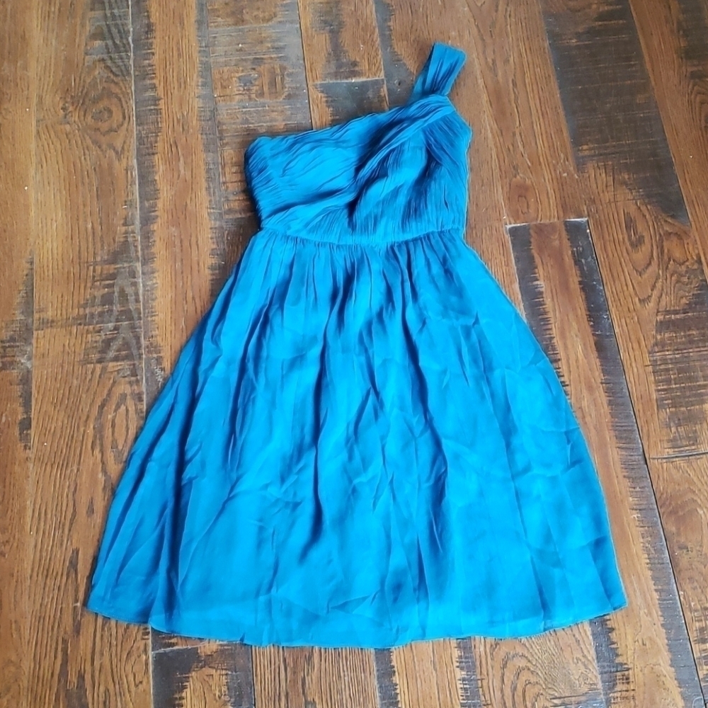 J.Crew. Blue Lucienne Dress 47995